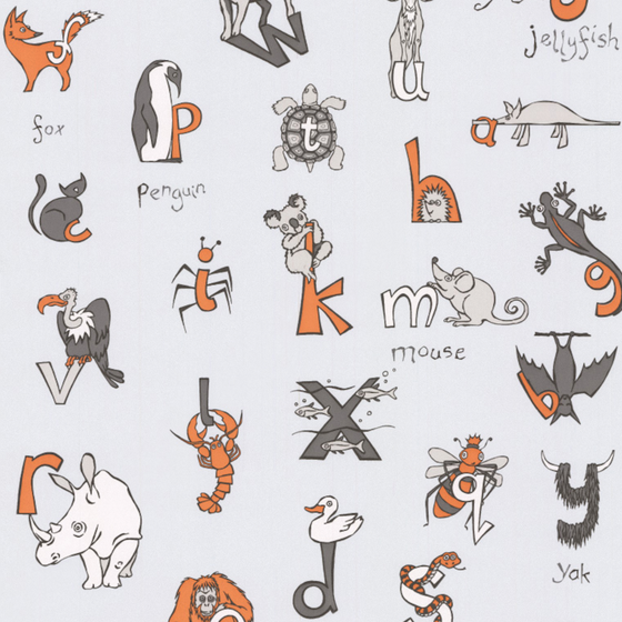 Modern Children's Wallpaper in Wood Color