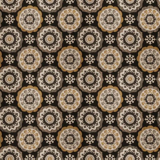 European-Style Dark Patterned Wallpaper 700x793
