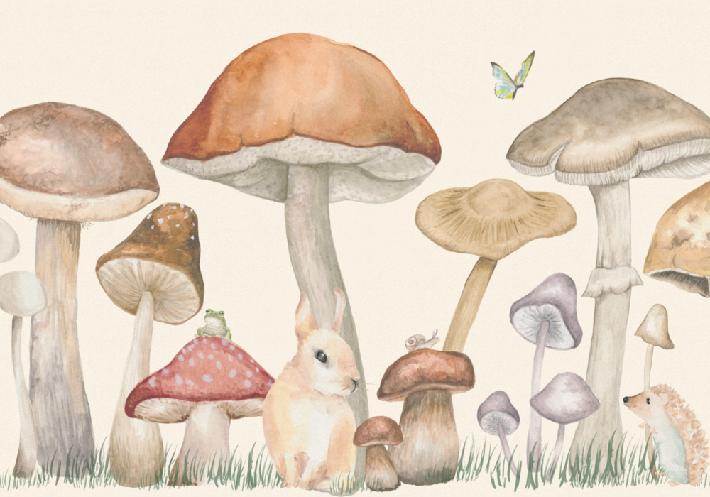 寓言卧室背景墙壁纸【艾莎壁画】esia.taobao.com