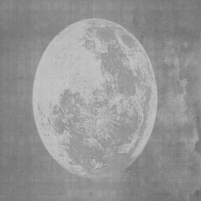 A现代灰色月球图案水泥混凝土北欧风墙布【艺轩壁画】