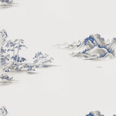 甲壳虫壁画中式山水G22022K-C墙纸墙布