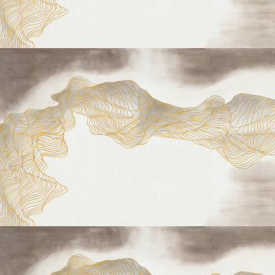 甲壳虫壁画抽象线条ET0114-A墙纸墙布
