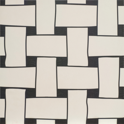 米色编织纹艺术花砖-瓷砖-600*600