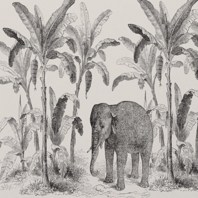 Loxodonta卧室背景墙壁纸【艾莎壁画】esia.taobao.com